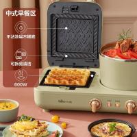 小熊(Bear)早餐机 三明治机 电饼铛多士炉多功能料理锅 DSL-A13N1