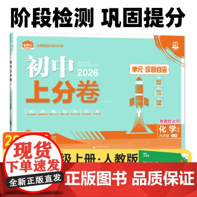2026版理想树初中上分卷 九年级上册 化学 阶段检测巩固提分 人教版