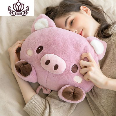 封后充电式热水袋防爆暖水袋暖宝宝可爱毛绒注水电暖宝卡通小暖手宝女