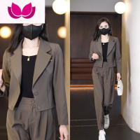 七斓时尚气质职业套装女2023年春季新款今年流行小个子洋气西装套