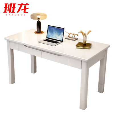 班龙书桌0.8米白色张