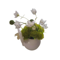 铁邦邦 仿真花 花束+花瓶 个