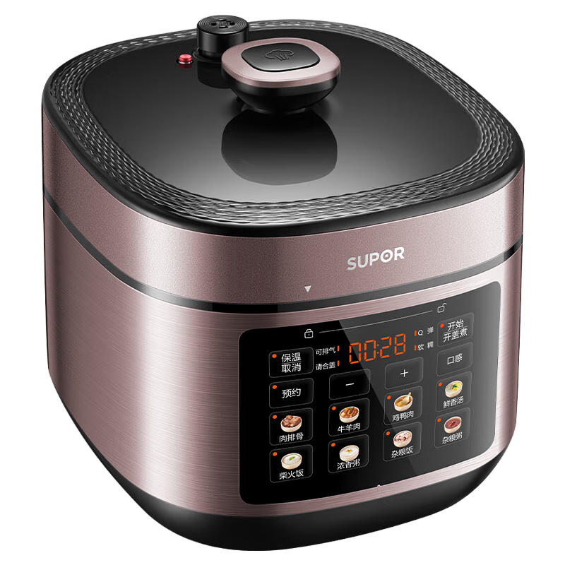 苏泊尔(SUPOR)电压力锅 QC系列0涂层304厚底钢釜电压力锅 SY-50FC21