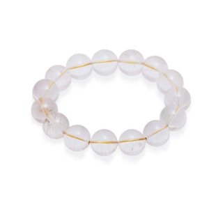 梦克拉 Mkela 金发晶手链 纯境 13mm 手镯 水晶 民族风 通用