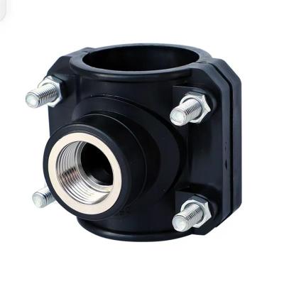 盛京联硕 PE内丝增接口管道抢修节PE75*1.5寸丝口个