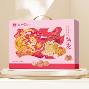 鲜禾鲜酸奶果粒烘焙燕麦礼盒700g