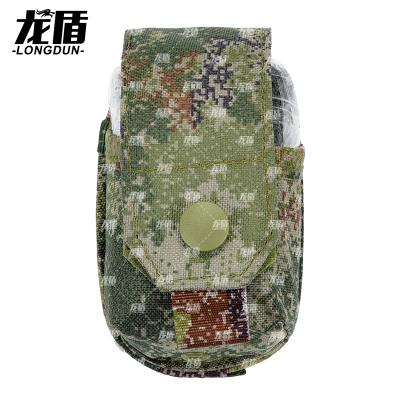龙盾 新型战斗携行具战术背心快拆作战装具配件单联手留弹袋丛林荒漠水墨纹