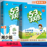 语数(人教)+英语(湘少) 三年级下 [正版]湘少版2024春 53天天练三四年级五六年级下册上册英语小学五三5.3天天