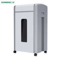三木(SUNWOOD)HM819办公商用碎纸机 单次19张 持续60分钟 30L 可碎卡 光盘 粉碎机