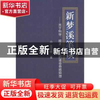 正版 新梦溪笔谈:关于科学、技术、人文的诸多奇思异想 王雪峰著
