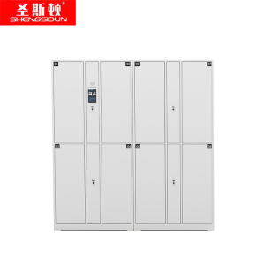 圣斯顿S-JF21502-WT智能人脸识别更衣柜2100*500*2000mm(组)白色