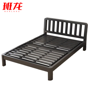 班龙铁艺床135*200cm黑色张