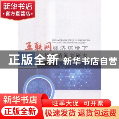 正版 互联网经济环境下市场营销策划研究 王刚伟著 中国商业出版