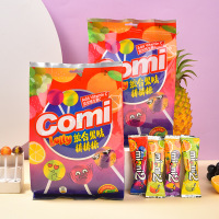 2袋 彩虹糖心藏百味综合果味棒棒糖奇幻味觉之旅果汁软糖橡皮糖果休闲小零食儿童小食果汁软糖橡皮糖果休闲小零食儿童小食