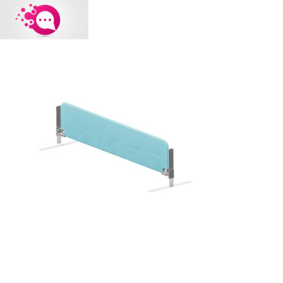 敬平婴儿童分床宝宝床上防压隔板挡板防摔掉床围栏中间床侧护栏杆蓝色2米一片装