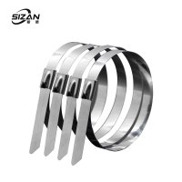 斯赞 304不锈钢扎带自锁式捆绑扎带 16*2200mm 100条/包