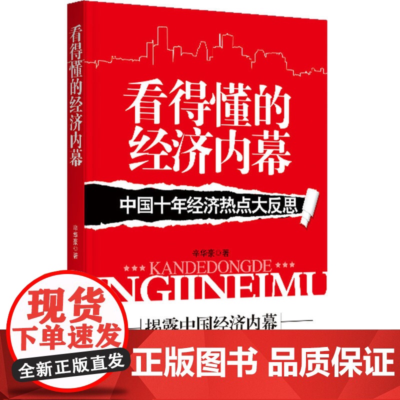 看得懂的经济内幕:中国十年经济热点大反思 辛华豪 中国社会出版社 正版书籍