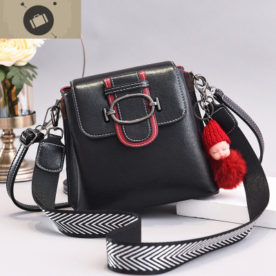 亚玛逊包包水桶单肩包女2019秋冬新款欧美复古斜挎包女包艾狄伊娃女斜挎包