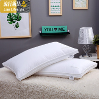五星级酒店枕头一对装超软成人羽丝绒枕芯单人棉护颈椎枕 三维工匠