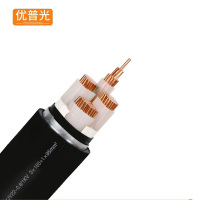 优普光钢带铠装铜芯阻燃低压电缆 YJV22-0.6/1KV-3*50+2*25mm² /米