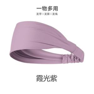 头带运动发带男女止汗带跑步健身瑜伽发束带导汗带吸汗宽边头巾戴3759W