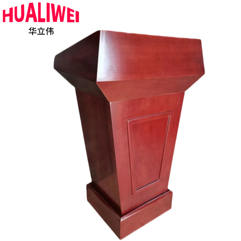 华立伟实木讲台69*50*113cm张