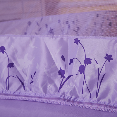 家柏饰(CORATED)蒙古包蚊帐家用1.8m床1.5米支架蚊帐三开儿童防摔学生宿舍1.2米