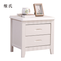 缑氏床头柜简约现代卧室床边储物柜标准款白色50*41*50cm