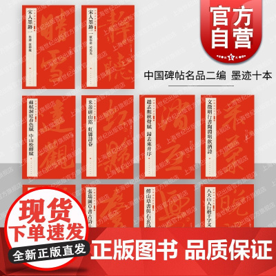 苏轼董其昌米芾赵孟頫张瑞图文徵明 中国碑帖名品二编名家墨迹