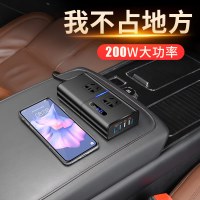 [补贴10%]车载充电器12V24V转220V大功率逆变器汽车电源点烟器转换插头快充