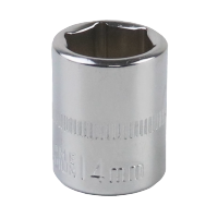 立伟铁牛1/4六角短套筒14mm/个