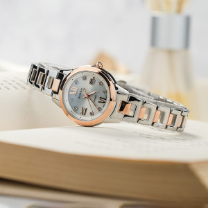 新年礼物CASIO旗舰店卡西欧手表女 SHEEN蓝宝石镜面石英表简约气质ins风sheen太阳能石英表女SHS-4522