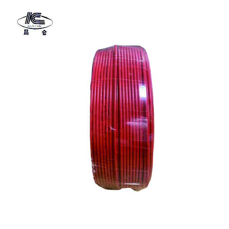 昆仑 电线450/750v ZR-BV10平方 红 /卷