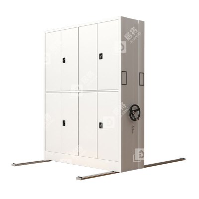 居将 手摇密集架移动档案柜钢制轨道密集柜 一列2组