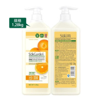 SukGarden蔬果园橘采星光果蔬餐具净(盖装)1.28kg*2瓶+1泵头 /套