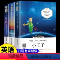 [注释版]小王子+老人与海+盖茨比 [正版]小王子书籍 中英文双语版 英汉对照英文版原版原著适合小学生初中生高中阅读的英