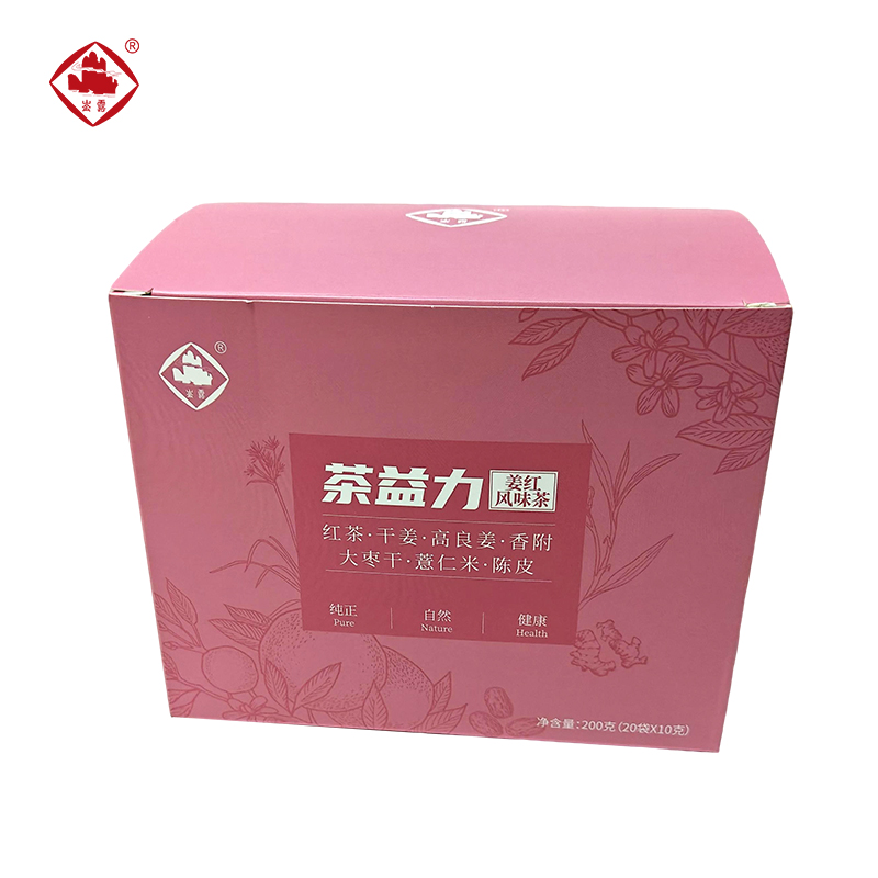 崟露 茶益力 姜红风味茶 陈皮姜枣薏仁米红茶 200g/盒