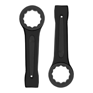 立伟铁牛敲击梅花扳手140mm/把