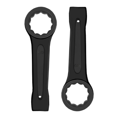 立伟铁牛敲击梅花扳手140mm/把