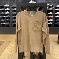 NIKE耐克长袖T恤运动休闲舒适针织圆领宽松款男装FZ6563-200 D