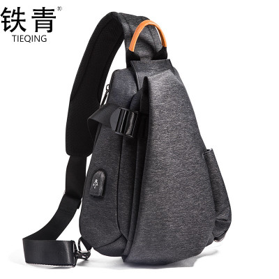 铁青 休闲运动胸包S52 个