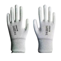 SICURO防静电手套碳纤维掌涂PU手套劳保手套9号ZAHP-S001Q#9(双)