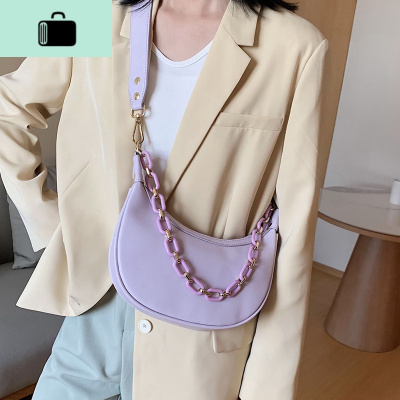 夏天高级感包包2020新款潮宽肩带斜挎包女百搭ins质感单肩腋下包NEW LAKE女士单肩包