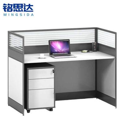 铭思达屏风工位直型单人位套