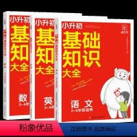 [3本套]语文+数学+英语 小学通用 [正版]2024新版小学语文数学英语基础知识手册小升初强化训练人教版总复习资料小学