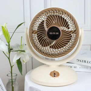 先锋空气循环扇家用小型台式循环扇办公室桌面台扇宿舍摇头电风扇