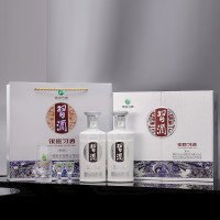 习酒第三代银质礼盒装 53度500ml*2瓶 礼盒装*2(含酒具) 4瓶装