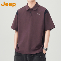JEEP吉普百搭美式短袖polo衫男夏季潮牌休闲宽松凉感半袖t恤上衣
