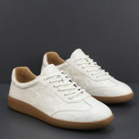 真皮透气轻便德训鞋男2026春季新款软底软面板鞋舒适百搭休闲鞋子