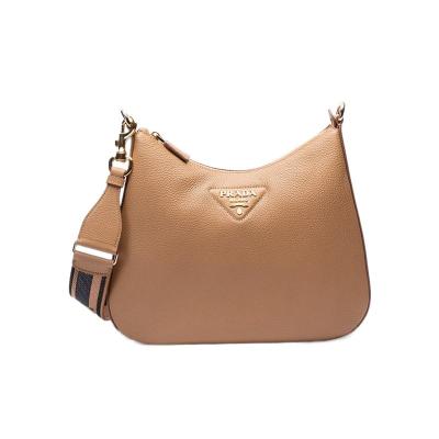 普拉达(PRADA)小牛皮女士单肩包时尚百搭配饰小牛皮纹理精致容量